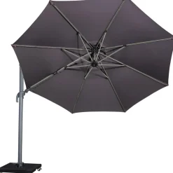 Online Ampelschirm Merida anthrazit UPF 30+ D 350 cm Sonnenschirme