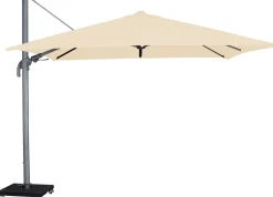 New Ampelschirm Merida creme UPF 30+ 300 x 300 x 260 cm Sonnenschirme