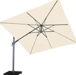 New Ampelschirm Merida creme UPF 30+ 300 x 300 x 260 cm Sonnenschirme