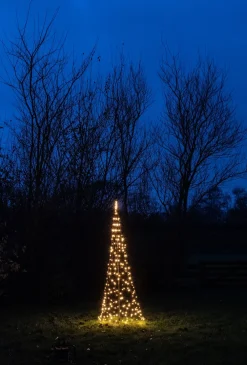 Anna's Collection Fahnenmast-Beleuchtung mit 236 LEDs H 200 cm Led Weihnachtsbäume (Außen)