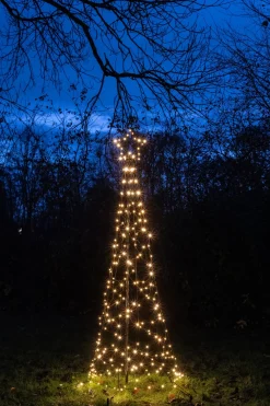 Anna's Collection Fahnenmast-Beleuchtung mit 236 LEDs H 200 cm Led Weihnachtsbäume (Außen)