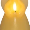 New Anna's Collection LED Stumpenkerze Ange creme D 8 H 14,5 cm Led Kerzen