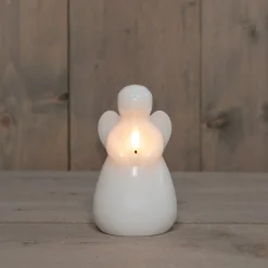 Sale Anna's Collection LED Stumpenkerze Ange weiß D 8 H 14,5 cm Led Kerzen