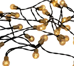 Clearance Anna's Collection Lichterkette Glühbirne mit 100 Lampen extra warm / warmweiß 10 m Motiv-Lichterketten