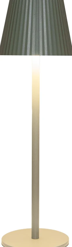 Clearance Anna's Collection Tischlampe Ribbel grün D 11 H 36 cm Tischleuchten