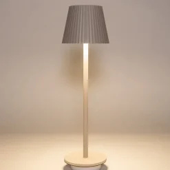 Hot Anna's Collection Tischlampe Ribbel braun D 11 H 36 cm Tischleuchten