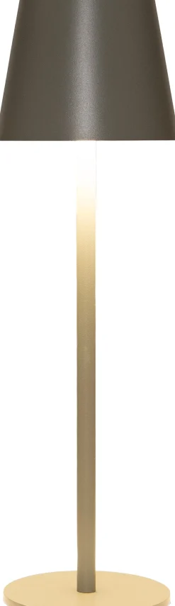 Discount Anna's Collection Tischlampe Mat grün D 11 H 36 cm Tischleuchten