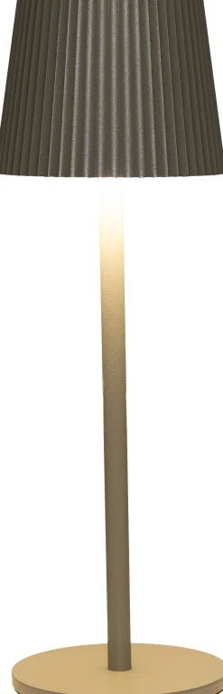 Hot Anna's Collection Tischlampe Ribbel grün D 9 H 27 cm Tischleuchten