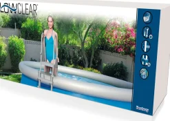 Best Bestway Poolleiter Flowclear grau H 132 cm Poolzubehör