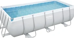 Online Bestway Stahlrahmen-Pool Power Steel rechteckig 404 x 201 x 100 cm Pools & Planschbecken