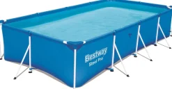 Outlet Bestway Stahlrahmen-Pool rechteckig 400 x 211 x 81 cm Pools & Planschbecken