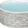 Sale Bestway Whirlpool aufblasbar Lay-Z-Spa Vancouver plus rund grau D 155 H 60 cm Pools & Planschbecken