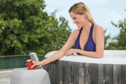 New Bestway Whirlpool aufblasbar Lay-Z-Spa Bahama rund braun D 180 H 66 cm Pools & Planschbecken