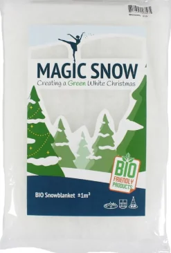 Bio Snow Kunstschnee-Decke biologisch abbaubar 100 x 100 cm Tischwäsche|Tischdecken