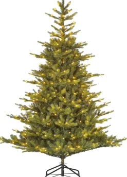 Best Black Box Künstlicher Weihnachtsbaum Grand Fir mit 550 LEDs warmweiß D 152 H 215 cm Künstliche Weihnachtsbäume
