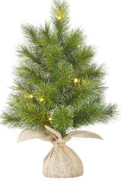 Clearance Black Box Künstlicher Weihnachtsbaum Glendon Burlap met LED verlichting H 60 cm Künstliche Weihnachtsbäume