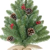 Outlet Black Box Künstlicher Weihnachtsbaum Burlap Creston H 30 cm Künstliche Weihnachtsbäume