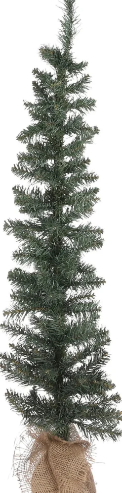 Hot Black Box Künstlicher Weihnachtsbaum mit Jute-Fuß D 20 cm H 75 cm Künstliche Weihnachtsbäume