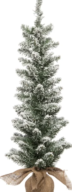 Clearance Black Box Künstlicher Weihnachtsbaum schmal in Jute H 75 cm Künstliche Weihnachtsbäume