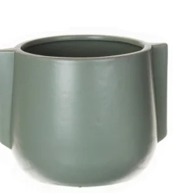 Clearance Blumentopf Modern grün D 10,3 H 13 cm Blumentöpfe & Pflanzgefäße|Blumentöpfe