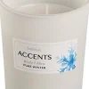 Outlet Bolsius Duftkerze Accents Pure Winter weiß 33 Std.D 8 H 10 cm Kerzen Im Glas|Duftkerzen