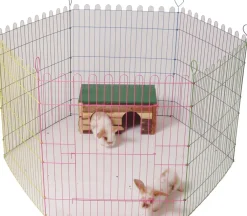 Outlet Boon Kaninchengehege 6 Panele multi 60 x 67 cm Kaninchengehege