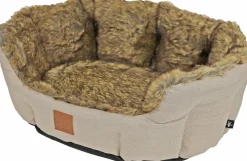 Sale Boony Est 1941 Hundekorb Grizzly braun 60 x 50 x 20 cm Hundebetten & Hundekörbe