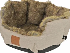 Outlet Boony Est 1941 Hundekorb Grizzly braun 40 x 35 x 14 cm Hundebetten & Hundekörbe