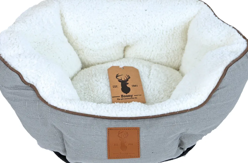 Online Boony Est 1941 Katzenkorb 40 x 35 x 14 cm grau Katzenbetten & -Körbe