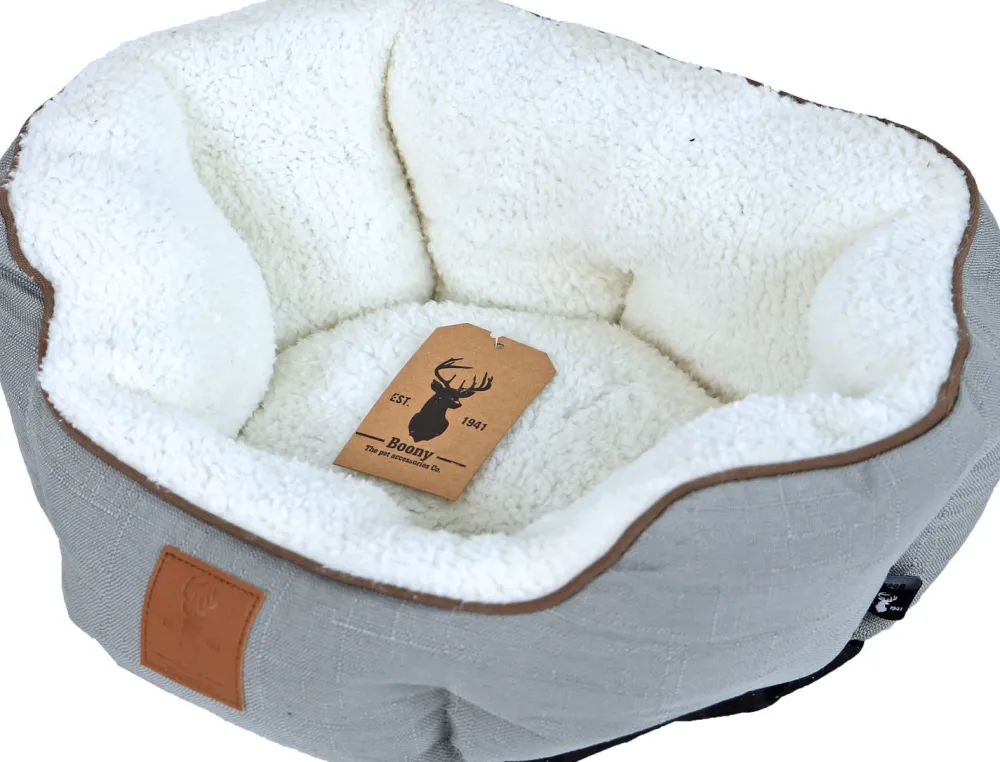 Online Boony Est 1941 Katzenkorb 40 x 35 x 14 cm grau Katzenbetten & -Körbe