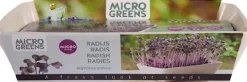 New Buzzy® Microgreens Radies (Raphanus sativus) Kresse-Anzuchtset Gemüsesamen|Saatgut