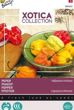 New Buzzy® Xotica Habanero-Mix (Capsicum chinense) Samen Gemüsesamen|Saatgut