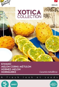New Buzzy® Xotica Kiwano Horngurke (Cucumis metuliferus) Samen Gemüsesamen|Saatgut