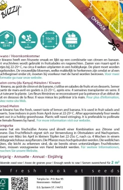 New Buzzy® Xotica Kiwano Horngurke (Cucumis metuliferus) Samen Gemüsesamen|Saatgut