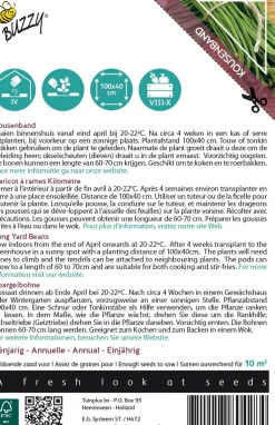 Discount Buzzy® Xotica Spargelbohnen (Vigna sesquipedalis) Samen Gemüsesamen|Saatgut