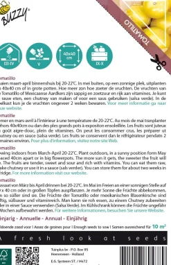 Buzzy® Xotica Tomatillo (Physalis ixocarpa) Samen Gemüsesamen|Saatgut