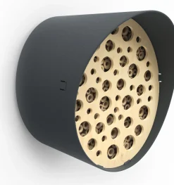 Hot Capi Europe Bienenhotel anthrazit 24 x 19 x 23 cm Insektenhotels