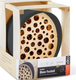 Hot Capi Europe Bienenhotel anthrazit 24 x 19 x 23 cm Insektenhotels