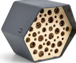 Capi Europe Bienenhotel Hive anthrazit 19 x 22 x 20 cm Insektenhotels