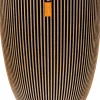 Outlet Capi Europe Blumentopf Groove  schwarz / gold D 34 H 46 cm Blumentöpfe & Pflanzgefäße|Blumentöpfe