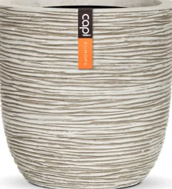 Best Capi Nature Rib Blumentopf D 43 H 41 cm elfenbein Blumentöpfe|Blumentöpfe & Pflanzgefäße