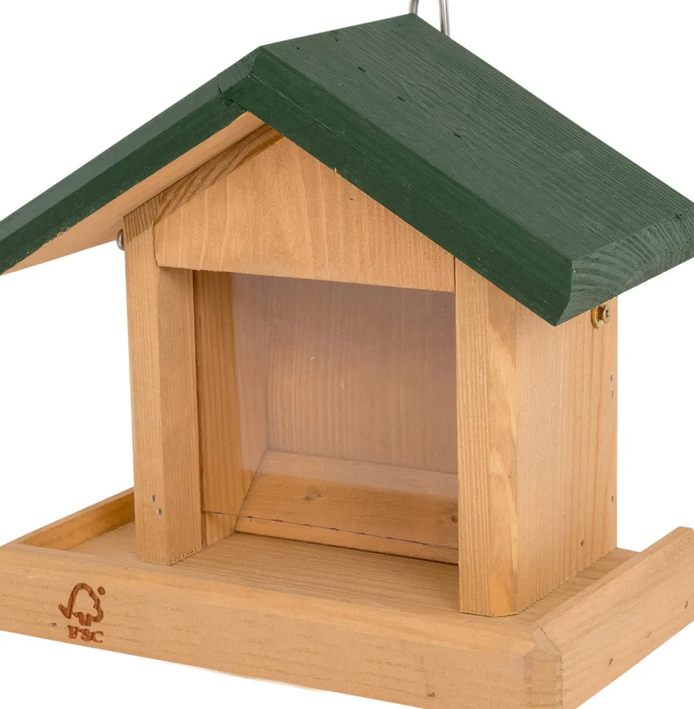 Best CJ Wildlife Vogelfutterhaus Carson grün 19 x 11 x 17,6 cm Gartenvögel|Vogelfutterhäuser