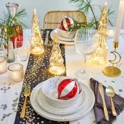 Discount Cosy & Trendy Teller Punto weiß D 20,3 H 2 cm Geschirr & Gläser