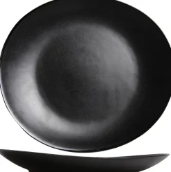 Best Cosy & Trendy Teller Vongola Blacky schwarz 28 x 25,8 x 3,5 cm Geschirr & Gläser