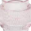 Hot Countryfield Kerzenständer Ianna rosa D 7 H 8 cm Kerzenständer