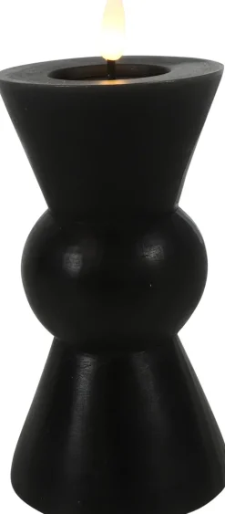New Countryfield LED Kerze Lyon schwarz D 8 H 18 cm Led Kerzen