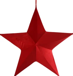 Best Countryfield Weihnachtsbaumschmuck Stern Maria rot 36,5 x 100 x 100 cm Weihnachtsdeko Zum Aufhängen