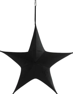 Hot Countryfield Weihnachtsbaumschmuck Stern Maria schwarz 13 x 40 x 40 cm Weihnachtsdeko Zum Aufhängen