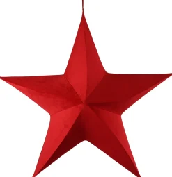 Hot Countryfield Weihnachtsbaumschmuck Stern Maria rot 41 x 120 x 120 cm Weihnachtsdeko Zum Aufhängen