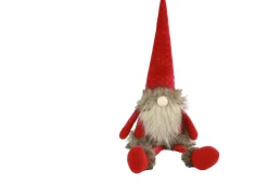 Sale Countryfield Weihnachtsdeko Wichtel Driekus rot 11 x 15 x 55 cm Weihnachtsfiguren & -Objekte